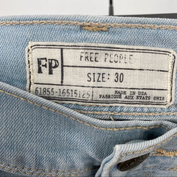 Free People Jeans Light Colored Size 30 - Picture 11 of 13